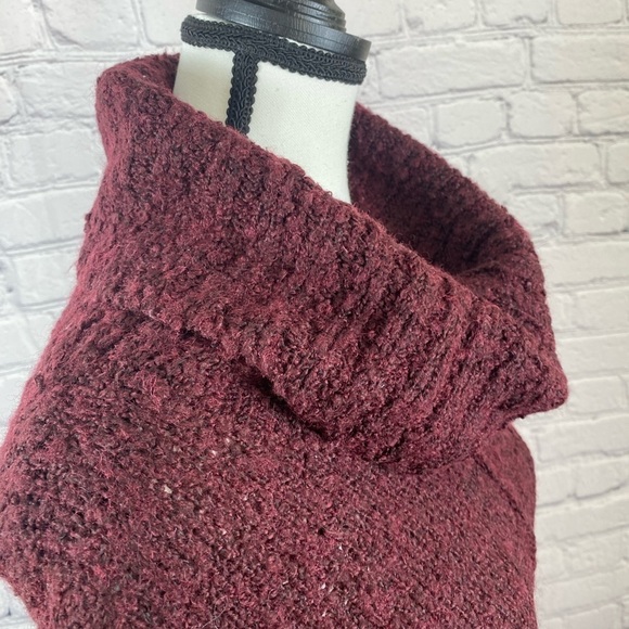 Calvin Klein Maroon Cowl Neck Sweater Dress size Small NWOT - Picture 4 of 11